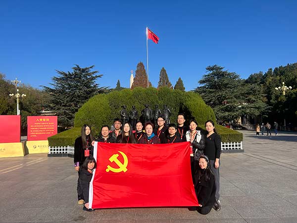 北京清河醫(yī)院赴西柏坡開(kāi)展黨建培訓(xùn)，踐行“趕考”精神